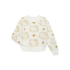 The Hello Kitty Girls Sweater is a stylish and cozy piece perfect for young fans of the beloved Hello Kitty character. Available in sizes 4 to 16, this sweater features a charming Hello Kitty pattern, adding a touch of fun and whimsy to any outfit. Crafted in a soft, warm knit, it provides comfort and warmth during cooler weather, making it ideal for school, playdates, or everyday wear. This adorable sweater is a must-have for adding a bit of Hello Kitty magic to your child's wardrobe. Size: 6/6 Hello Kitty Sweater, Hello Kitty Pattern, Kitty Sweater, Winter Fashion Cold, Kitty Pattern, Kitty Clothes, Hello Kitty Clothes, Hello Kitty Characters, Girls Sweater