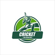 Cricket sport logo design template, cricket team emblem collection, cricket tournament badge logo design illustration Logo Cricket, Tournament Logo, Badge Logo Design, Logo Design Illustration, Sport Logo Design, Emoji For Instagram