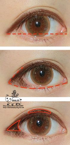 puppy eye makeup - Google Search Puppy Eye Makeup, Puppy Eyes Makeup, Makeup Korean Style, Tutorial Eyeliner, Korean Makeup Tips, Korean Makeup Look, Makeup Korean