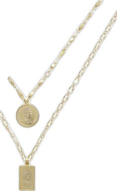 Coin Necklace, Necklace Set, Coin, Pick Up, Gold Plate, In Store, Buy Online, Plating, Collage