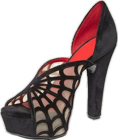 Spider Net, Net Pattern, Spooky Style, Black Platform Heels, Black Heel, Black Vegan, Black Platform, Heels Pumps, Platform Heels