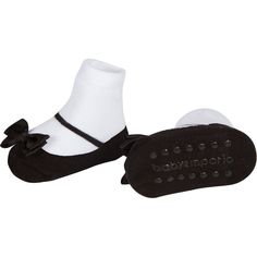 "* SOCKS VERSUS SHOES - Although shoes are suggested when a baby starts to run around outside, experts have found that when little feet are very young, the flexibility of the soft knit fabric in socks allows baby's feet the freedom to move and grow strong muscles. * MATERIALS - The use of an 80% cotton, 17% nylon cotton blend create a soft and plush feel and the addition of a bit of spandex helps the socks to stay up without binding baby's ankles. The socks may be a bit roomy at first, but baby' Casual Black Non-slip Booties, Comfortable Non-slip Black Socks, Black Non-slip Round Toe Booties, Comfortable Black Non-slip Socks, Lace Ankle Socks, Sparkle Socks, Pretty Socks, Baby Boy Socks, Festival Shoes