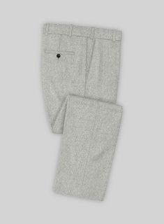 Make a lasting first impression with our Naples Wide Herringbone Light Gray Tweed Pants. This remarkable addition is a must-have for any gentleman's collection, expertly crafted from pure wool. Its cozy design ensures warmth during winter evenings, making it an ideal companion. The calming gray shade, intricately woven on a plain surface, offers a superb choice for upcoming cold-weather occasions. 
 
 Look Includes  Naples Wide Herringbone Light Gray Tweed Fabric   Cross Pocket  Flat Front  Two Classic Winter Pants With Welt Pockets, Classic Wool Dress Pants For Winter, Classic Winter Dress Pants, Classic Tweed Business Pants, Classic Pants With Herringbone Pattern For Tailoring, Tailored Wool Pants With Herringbone Pattern, Classic Tweed Trousers, Classic Tweed Pants For Business Casual, Winter Tweed Pants For Business Casual