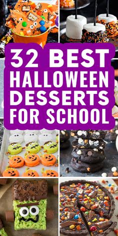 the best halloween desserts for school