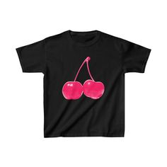 'Cherry' baby tee Graphic Baby Tee, Cherry Baby, Baby Graphic Tees, Baby Tee, Cute Casual Outfits, Dream Wardrobe, Cute Tops, Graphic Shirts, Infant Tees