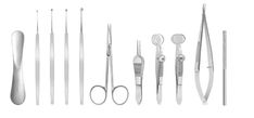 Chalazion Surgery Set Ophthalmic Surgical Instruments This Set Includes: Excellent Quality New Chalazion Surgery Instruments 1 Jaeger Lid Plate, stainless steel 1 Meyerhoefer Curette #1 1 Meyerhoefer Curette #2 1 Meyerhoefer Curette #3 1 Meyerhoefer Curette #4 1 Eye Scissors, curved 1 Manhattan Eye & Ear Suture Forceps 1 Hunt Chalazion Forceps 1 Francis Chalazion Forceps 1 Castroviejo Needle Holder, curved 1 Chuck Handle  Premium Quality Stainless Steel use with Superior Craftsmanship. Non Slip Grip Premium Quality Handle. Polish to high Standard Finish. Fully guaranteed against defect in material and workmanship. Manufactured from High Quality Medical Grade Stainless Steel. High Degree of Precision and Flexibility while conducting the Clinical Procedure. High Degree of Aesthetic and Corro Medicine Images, Surgery Instruments, Eye Surgery, Needle Holder, Surgical Instruments, Tools And Equipment, Electronic Items, Medical Supplies, Surgery