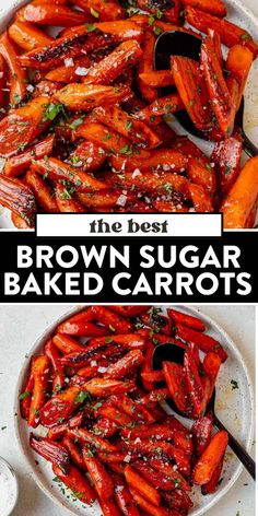 the best brown sugar baked carrots