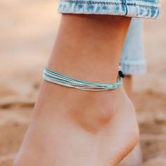 It’s our job to protect the beaches and ocean we love, and to keep them clean so we can enjoy them for generations to come. Join the movement and help us make a difference with our new Clean Beaches Anklet! For each anklet sold, we’ll donate 5% of the purchase price to the Surfrider Foundation, a nonprofit dedicated to the protection and enjoyment of the world's ocean, waves and beaches Cheap White Anklet For Beach Season, School Rings, Surfrider Foundation, Jewerly Set, Body Accessories, Beachy Jewelry, Clean Beach, Beach Anklets, Pura Vida Bracelets