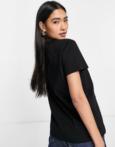 ASOS DESIGN ultimate t-shirt with crew neck in cotton blend in black - BLACK | ASOS Black Short Sleeve Crew Neck Top For Work, Black Crew Neck Graphic Tee Short Sleeve Top, Black Graphic Tee Short Sleeve Crew Neck Top, Black Graphic Tee Crew Neck Short Sleeve Top, Graphic Print Crew Neck T-shirt For Work, Crew Neck Black T-shirt For Work, Black Crew Neck T-shirt For Work, Next Day, Order Now