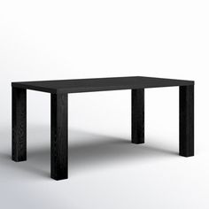 a black table on a white background with one leg extended and the other end missing