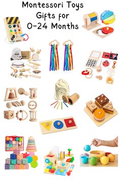 montessori toys for 0 - 24 months