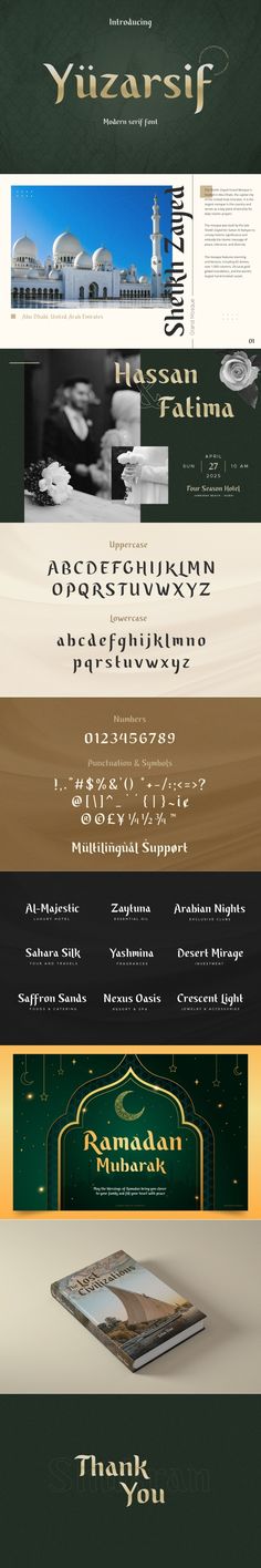 Yuzarsif - Modern Serif Font, Fonts | GraphicRiver