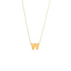 You can never go wrong with gold! This layering initial necklace is a must have in your jewelry list. Wear it with your initial or your beloved one's initial. NEW Do you want to create your own story?! Choose your base necklace with initial or charm for $168 and add more charms for $110 each one. Precious Metals: 14K Yellow Gold Size of initial and charm: 8mm Adjustable: 16" - 18" All personalized items are Final Sale Comes in our beautiful gift box Other pieces shown on the pictures are sold se W Necklace, Gold Letter Necklace, Letter W, Initial Necklace Gold, Gold Diamond Jewelry, Gold Necklace Women, Gold Initial, Bezel Diamond, Adjustable Necklace