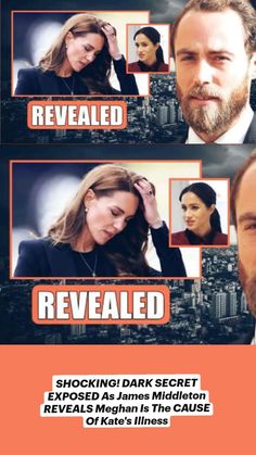 the movie poster for revealed shows two men in suits and one woman with long hair