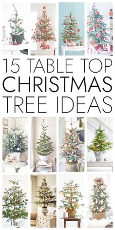 Gorgeous tabletop Christmas tree ideas for high impact in a small space. Tabletop Flocked Christmas Tree, Table Top Christmas Trees Ideas, Tabletop Tree Decorating Ideas, Small Office Christmas Tree, Small Silver Christmas Tree, Christmas Tree Small Ideas, Elegant Small Christmas Trees, Small Christmas Tree Centerpieces