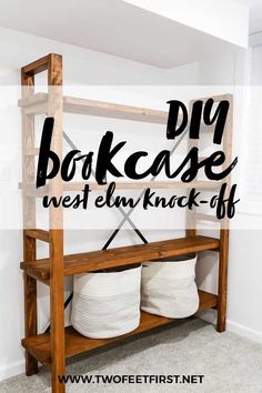 Simple Bookcase, Simple Bookshelf, Diy Bookshelf, Bookcase Diy, Wood Crafting Tools, Plywood Furniture, Diy Furniture Projects