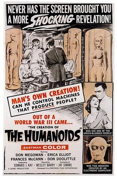 an old movie poster for the humanos