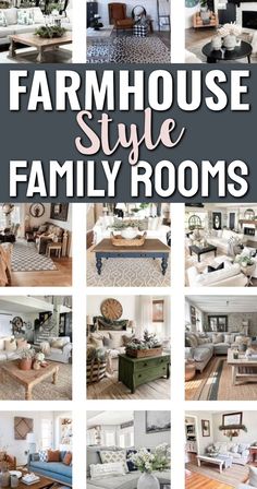 47 Farmhouse Style Family Rooms and Living Room Ideas Farmhouse Simple Living Room, Grey White Farmhouse Living Room, Simple Farmhouse Decor Ideas, Modern Family Home Decor, Modern Farmhouse Fireplace Decor With Tv, Tuxedo Farmhouse Living Room, Living Room Designs Pictures, Interior Design Den, Modern Farmhouse Remodel Ideas