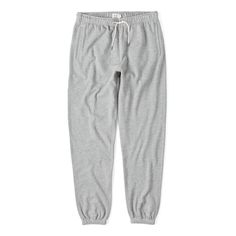 The perfect sweatpant in loopback cotton Grey Lounge, Lounge Pants, Heather Grey, Sweatpants, Grey, Pants, Clothes, Trousers, Tracksuit Bottoms