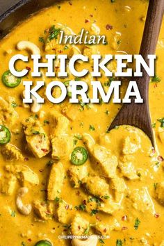 Indian Chicken Korma, Korma Paste, Arabisk Mad, Chicken Korma Recipe, Korma Recipe, Rogan Josh, Indian Chicken Recipes, Chicken Korma, Vindaloo