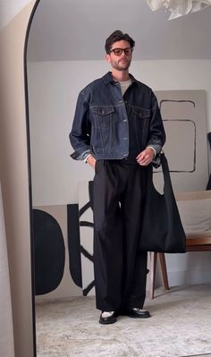 Casual Old Money, Fall Travel Outfit, Asian Men Fashion, Minimalist Fashion Men, Casual Outfit Inspiration, Classic Streetwear