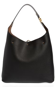 This slouchy calfskin-leather hobo bag blends a modern aesthetic with a '70s folk spirit, and of course has the Marcie line's signature slip-tassel closure. Tassel closure Shoulder strap Leather lining Leather Made in Italy Designer Handbags This brand has B Corp certification, representing business practices with emphasis on social and environmental performance, accountability and transparency This brand meets Nordstrom Responsible Brands criteria: brand adheres to responsible social and enviro Designer Bucket Hobo Bag With Gold-tone Hardware, Designer Everyday Hobo Tote Bag, Designer Hobo Tote Bag For Everyday, Modern Hobo Shoulder Bag With Gold-tone Hardware, Hobo Tote Bag With Gold-tone Hardware For Shopping, Evening Hobo Bag With Metal Hardware, Designer Textured Leather Hobo Bag For Shopping, Designer Textured Leather Hobo Tote Bag, Designer Soft Calf Leather Hobo Bag