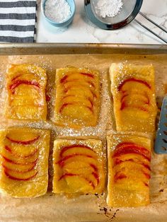 some food that is sitting on a pan and ready to be baked in the oven