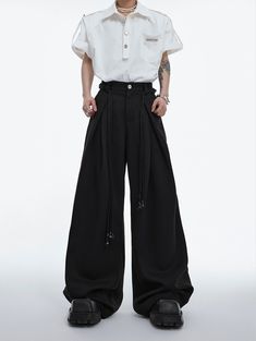 WN6523


    ■size(cm)


    
        
            
            
            
                
                    Length
                
            
            
                
                    Waist
                
            
            
                
                    Hip
                
            
            
                
                    裾回り
                
            
        
        
            
                
                    S
                
            
            
                
                    108
                
            
            
                
                    76
                
            
            
                
                    105 Black Wide Leg Pants With Belt Loops, Black Baggy Bottoms For Formal Occasions, Black Full-length Pants With Belt Loops, Black Wide-leg Pants With Belt Loops, Black Full Length Pants With Belt Loops, Black Wide Leg Pants With Belt Loops For Spring, Black Pants With Belt Loops, Unique Clothing Style, Japanese Street Fashion