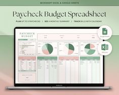 Google Sheets Budget Spreadsheet Paycheck Budget Excel Template Bi Weekly Budget Planner Excel Expense Tracker Finance Planner Weekly Budget