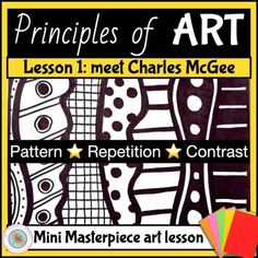 the art lesson for children to learn how to paint guitars