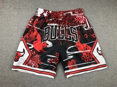 Shorts Design, Nba Basketball Shorts, Unique Rabbit, Bulls Basketball, Chicago Bulls Basketball, Lakers Basketball, Sports Meet, Jogging Shorts, Bull Logo