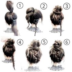 Quick Hairstyles For School, A Messy Bun, Simple Hairstyles, Fast Hairstyles, Diy Simple, Lazy Girl, Quick Hairstyles, Hairstyles For School