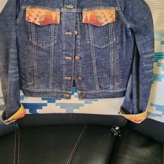 Super Cute, Worn Once. Size Xs Pendleton Jacket, Jean Coat, Jean Jacket, Super Cute, Jackets & Coats, Jackets For Women, Wool, Blue, Women Shopping