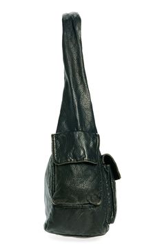 An array of exterior pockets add extra functionality and style to a '90s-inspired shoulder bag rendered in textured faux leather and a slouchy silhouette that will complement your trend-savvy looks. Top zip closure Shoulder strap Exterior magnetic-snap flap pockets Lined Polyurethane Imported 90s Messenger Bag, Leather Slouch Bag, Slouchy Purse, Slouch Bag, Accessory Design, Oxford Heels, Walker Shoes, Sneaker Slippers, Sneaker Jewelry