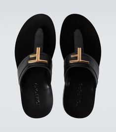 Tom Ford - Leather sandals | Mytheresa Mens Open Shoes, Men Leather Slippers, Men Leather Sandals Fashion, Wedding Shoes For Women, Best Wedding Shoes, Best Sandals For Men, Leather Sandals For Men, Carved Sofa, Male Footwear