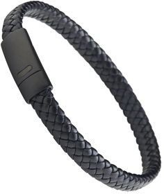 PRICES MAY VARY. ☑️ INTRODUCING THE FORGE & FOUNDRY BRAIDED LEATHER BRACELET - “HANOVER” - Crafted with meticulous attention to detail, this exquisite piece features genuine black leather tightly braided and paired with a sleek brushed black 316L stainless steel clasp. Elevate your look with this timeless accessory that effortlessly combines sophistication and rugged charm. ☑️ SOLID 316L STAINLESS STEEL CLASP - Indulge in the unrivalled durability and exquisite craftsmanship of the "Hanover" men The Forge, Genuine Leather Bracelet, Black Leather Bracelet, Brace Yourself, Engraved Stainless Steel, Braided Leather Bracelet, Bracelet Leather, Braided Bracelet, Mens Leather Bracelet