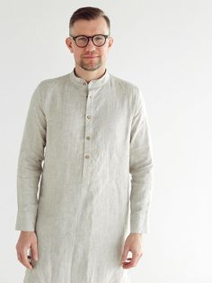 Zen Clothing, Linen Clothing, Linen Shirt Men, Home Color, Making Shirts, Linen Clothes, Natural Fabrics