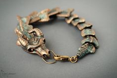 Fantasy #Dragon #Bracelet Dragons Jewelry Display Item Made To Clay Bracelets, Bracelet Craft, Dragons Gift, Dragon Bracelet, Dragon Jewelry, Nature Inspired Jewelry, Fantasy Dragon, Inspired Jewelry, Fantasy Jewelry