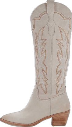 Beige Leather Western Mid-calf Boots, Embroidered Beige Western Boots, Western Beige Embroidered Boots, Western Embroidered Beige Boots, Embroidered Beige Boots For Fall, Beige Embroidered Boots For Fall, Knee High Cowgirl Boots, High Cowgirl Boots, Style Cowgirl Boots