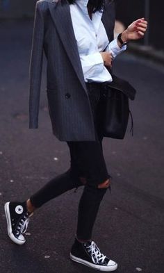 Chique Outfit, Casual Chic Outfits, Style Casual Chic, Stil Boho, Streetwear Mode, Outfits With Converse