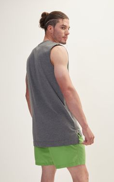 Elevate your summer wardrobe with our Men's Zero Sleeve Cotton T-Shirt. Crafted from soft, breathable cotton, this sleeveless tee is perfect for keeping cool on hot days. Its relaxed fit and classic crew neckline ensure comfort and versatility, making it ideal for everything from workouts to casual outings. Pair it with shorts or jeans for a laid-back look that doesn't compromise on style. SIZE + FIT Tailored fit, to find your correct size use the ''what's my size '' button. COMPOSITION 100% Cotton Made in Turkey CARE Machine wash cold with similar colors STYLE #: 8213 Relaxed Fit Cotton Tops For Gym, Cotton Sports Tops For Summer, Casual Sleeveless T-shirt For Loungewear, Cotton Tank Top For Gym, Cotton Gym Top For Summer, Cotton Top For Gym In Summer, Summer Cotton Gym Top, Summer Gym Cotton Top, Cotton Crew Neck Muscle Tee For Athleisure