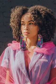 Darts earrings Denim Earrings, Printed Denim, Summer Collection, Curly Hair, To Work, The Beach, Prom, Crystals, Hair