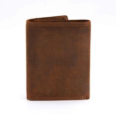 Style n Craft 300790-BR Trifold Wallet in Leather - brown color - open view - front Rugged Brown Bifold Wallet, Rustic Brown Bifold Wallet, Vintage Trifold Wallet With Rfid Blocking, Brown Trifold Wallet With Coin Pocket, Brown Trifold Wallet With Rfid Blocking, Brown Trifold Wallet With Card Slots, Classic Brown Trifold Wallet, Vintage Brown Trifold Wallet, Vintage Trifold Wallet For Everyday Use