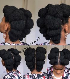 ProtectiveStyles on Instagram: “🖤 @pogziemah Simple style inspo . . #protectivestyles #naturalhair” Simple Protective Hairstyles 4c, Simple Protective Hairstyles, Cute Protective Hairstyles, Gorgeous Updos, Hairstyles 4c, Loc Ideas, Hair Threading, Natural Braided Hairstyles, Nappy Hair