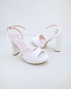 Shop our collection of women flats and heels in satin, glitter and lace! Great selections shoes for brides, bridesmaids or any formal events. FREE SHIPPING FOR U.S ORDERS OF $150 AND MORE! Elegant Pearl Heels For Evening, Pearl Open Toe Wedding Shoes For Formal Occasions, Formal Open Toe Pearl Wedding Shoes, Formal Pearl Open Toe Wedding Shoes, Formal High Heel Pearl Wedding Shoes, Elegant Open Toe Pearl Wedding Shoes, Formal Pearl High Heel Wedding Shoes, Formal Pearl Wedding Shoes High Heel, Formal Open Toe Pearl Heels