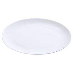 an empty white plate on a white background