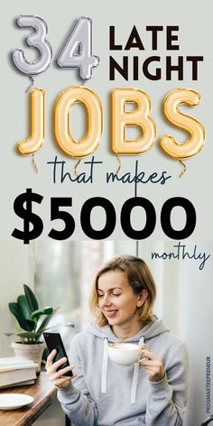 woman working from home (night jobs and evening jobs) Late At Night, Building Wealth, Looking For People, Passive Income Streams, Income Streams