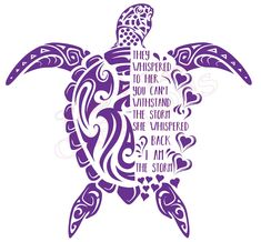 a purple turtle with the words, this is what you can't understand about