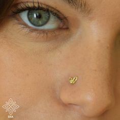 14K SOLID GOLD butterfly single stud earring Perfect for a variety of piercing locations: nostril / lobe / 3rd, 2nd hole earring / tragus / conch / helix / cartilage ---> Features: ♦ Material: 14k SOLID GOLD ♦ Butterfly earring size: length: 4.8mm / with: 6.14mm ♦ Wire thickness: Select your preference in the gauge at the top right of this page. available in 16/18/20/22 gauge = 1.2/1/0.8/0.6 mm. Gauge: the thickness of the wire the smaller the gauge the thicker the earring shaft is. 16 gauge Dainty Tiny Nose Studs For Gift, Dainty Yellow Gold Nose Studs For Gift, Dainty Hypoallergenic Yellow Gold Piercings, Dainty Yellow Gold Nose Studs As Gift, Tiny Dainty 14k Gold Nose Studs, Dainty Internally Threaded Nose Studs As Gift, Dainty Hypoallergenic Nose Rings For Gifts, Dainty Hypoallergenic Yellow Gold Nose Stud, Minimalist Hypoallergenic Yellow Gold Nose Studs