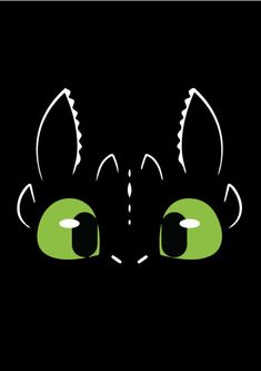 an image of a cat's face with green eyes on a black background or wallpaper